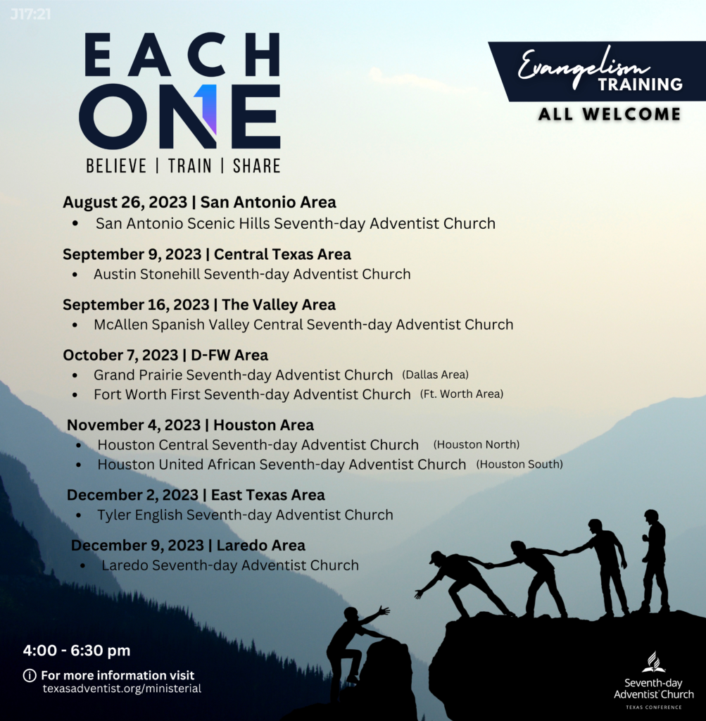 Evangelism Training 2023 | Texas Conference SDA Headquarters