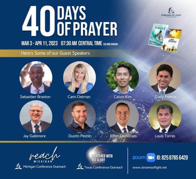 40 Days of Prayer with Streams of Light | Texas Conference SDA Headquarters