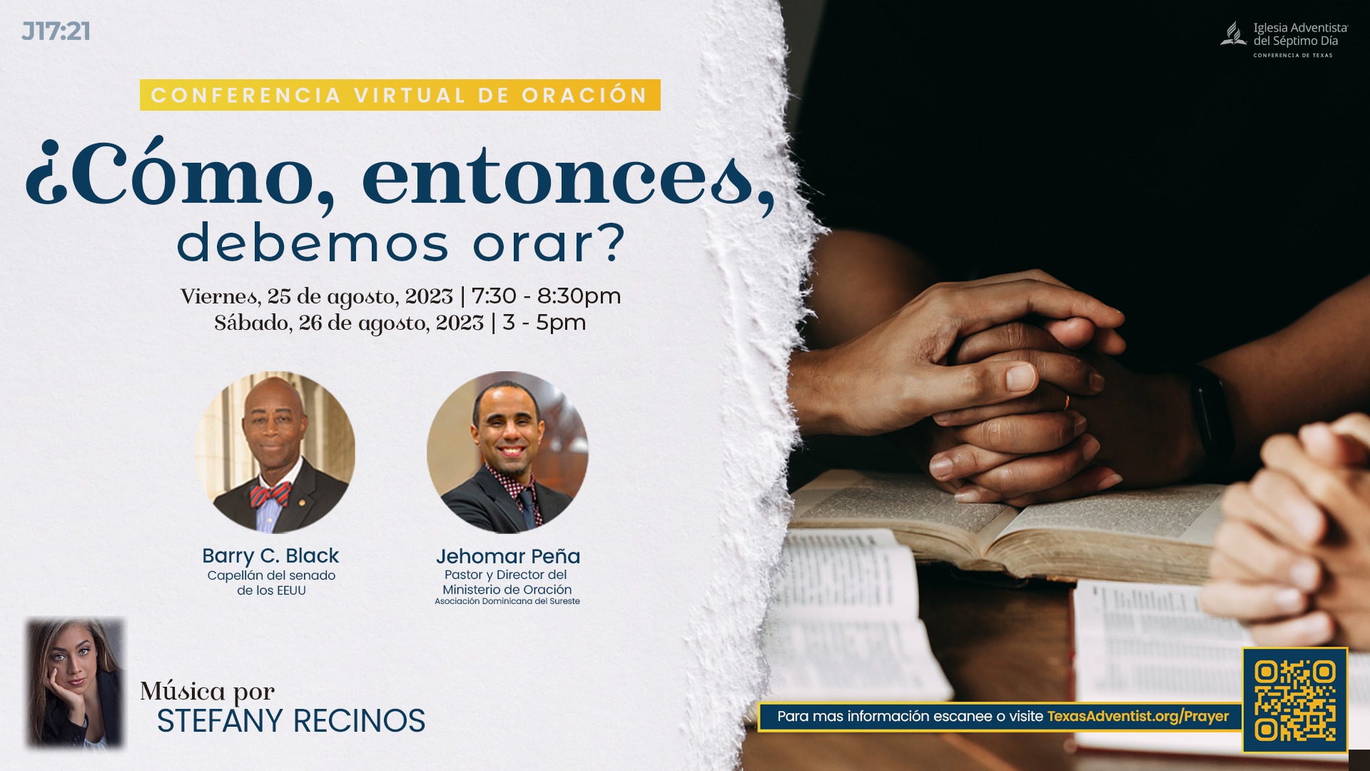 Oración | Texas Conference SDA Headquarters