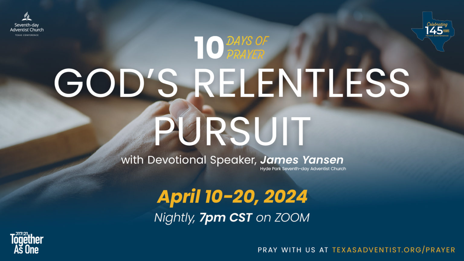 10 Days of Prayer | Texas Conference SDA Headquarters